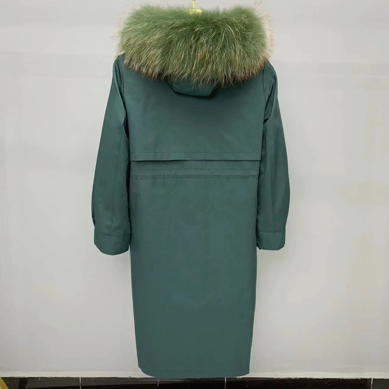 Длинная женская парка новинка 2023 модное зимнее теплое меховое пальто со съемной