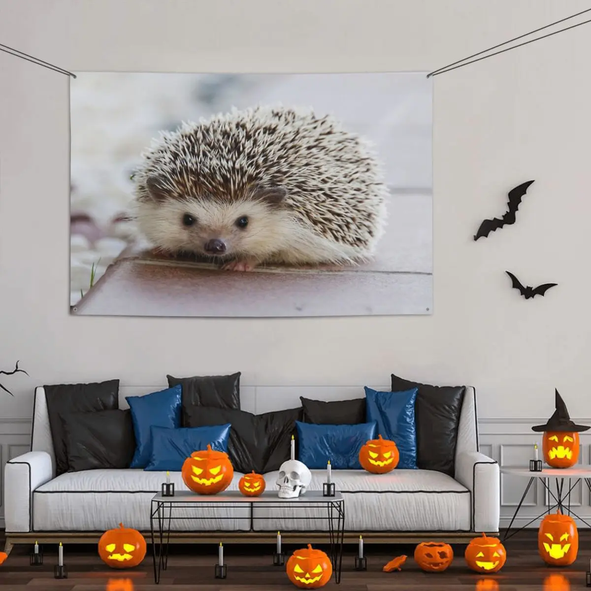 

Hedgehog вечерние 120x180 см современный уличный газон ярких цветов Flowy