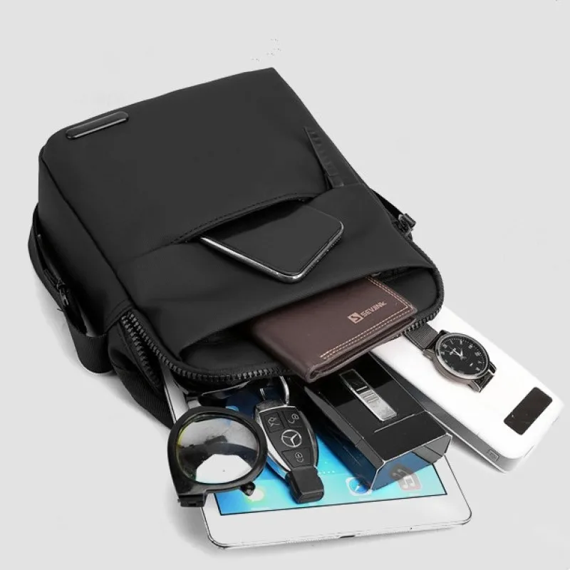 Men's Casual Trendy Messenger b]Bag Crossbody Bag Nylon Handle Bag