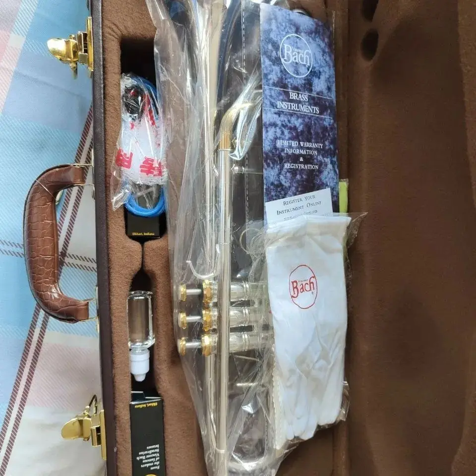 2024 Новинка 180s-37 труба с посеребренным золотым ключом B плоская профессиональная