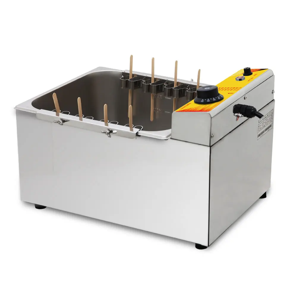 

12L Large Capacity Commercial Automatic Cheese Hot dog Sticks Fryer Electric Deep Korean Corn Dog Fryer Machine Snack machines