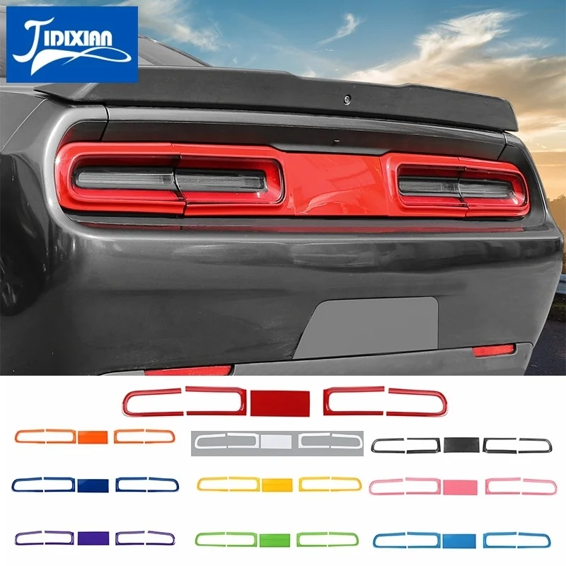 

Car Rear Tail Light Lamp Decoration Cover for Dodge Challenger 2015 2016 2017 2018 2019 2020 2021 2022 Taillight Cover Accessory