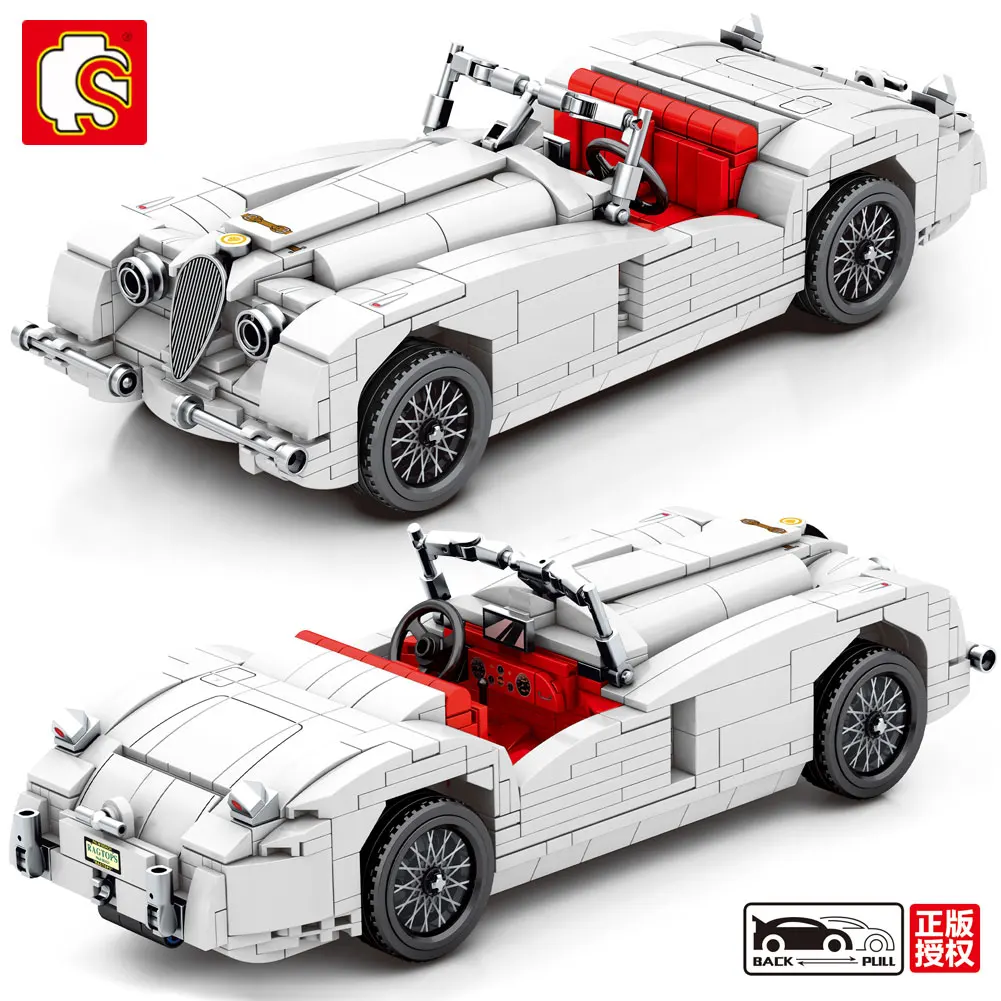 

Sembo High-Tech Technique Retro Classic Car Building Blocks Speed Champion City Racing Car Bricks Toys Boys Birthday Gift