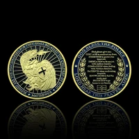 fairness and justice god bless the police peacemaker challenge metal coins prayer collectibles coins souvenir