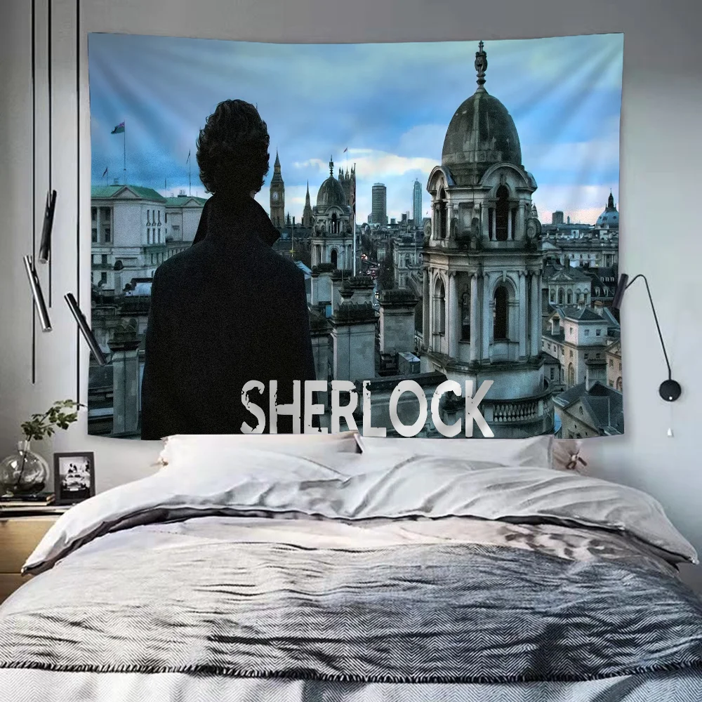 Гобелен I Am S-Sherlock H-Holmes для гостиной домашнего декора в общежитии художественный
