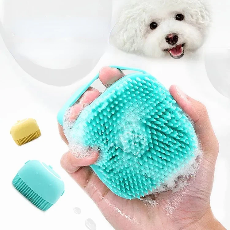 

Pet Bath Brush Puppy Big Dog Cat Bath Massage Gloves Brush Soft Safety Silicone Pet Accessories for Dogs Cats Tools