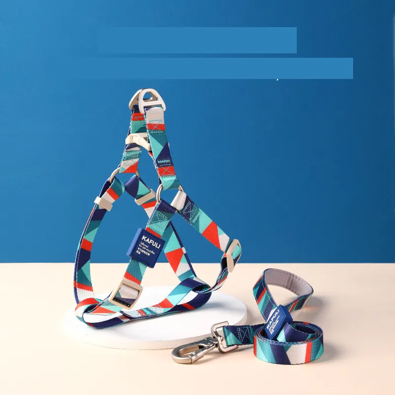 

Шлейка и поводок для домашних питомцев С мультяшным принтом