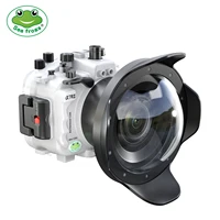 seafrogs waterproof 40 meters plastic camera case for a7r iii a7 iii camera cover equipment with dome port