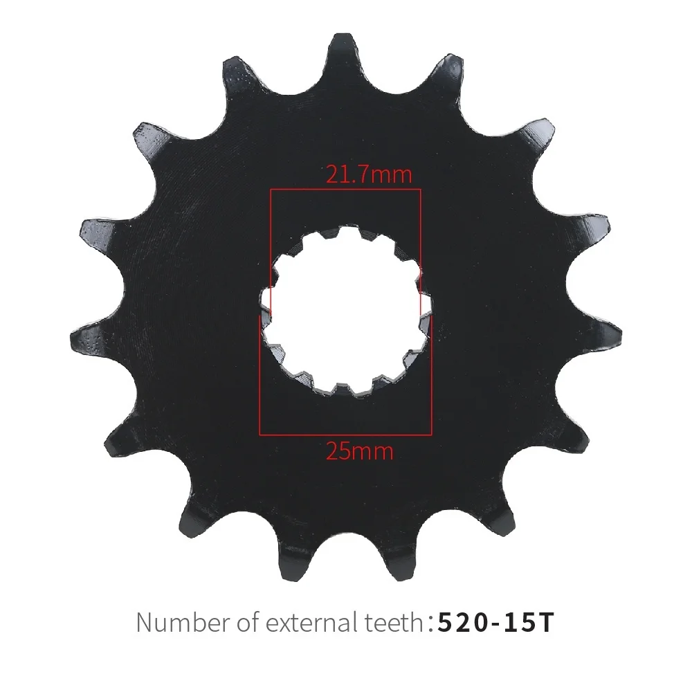 Передняя и задняя звездочка мотоцикла 520 15T 39T 43T для Yamaha YZF-R3 15-20 YZF R3 Monster 20-21 YZF-R25 15-18