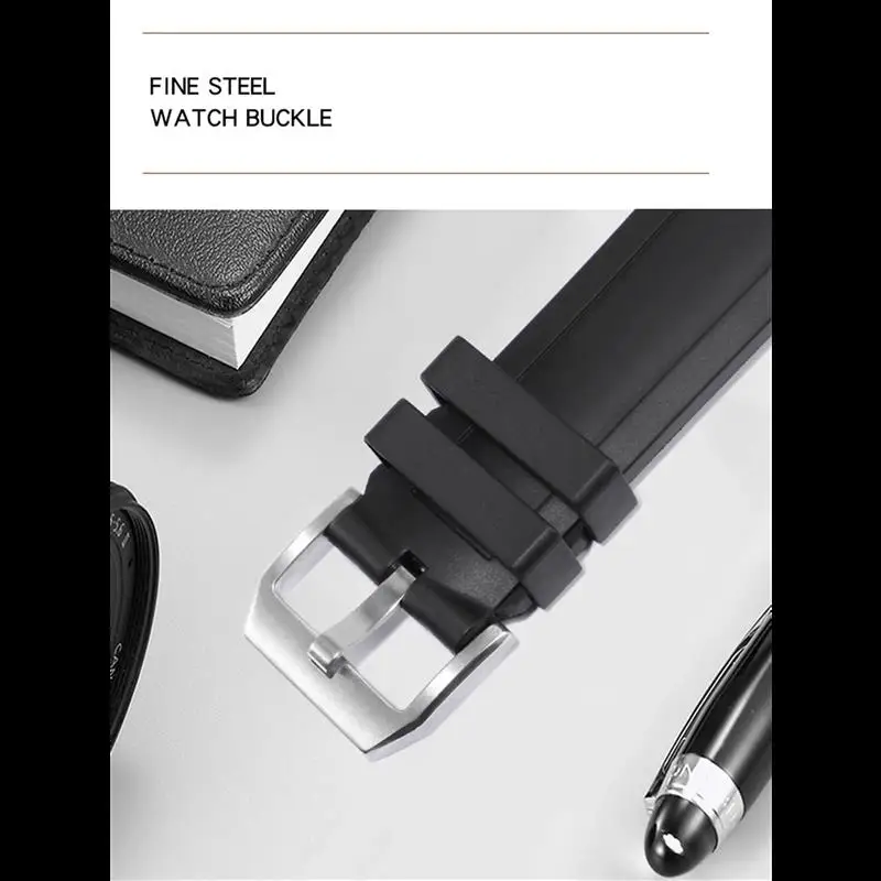 Быстросъемный ремешок для часов из фторкаучука IWC Aquatimer Series IW 356802 376705 376710 Мягкий