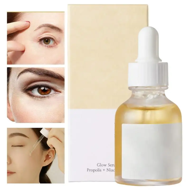 

30ml Propolis Toner Facial Essence Niacinamide Brightening Face Lotion To Firm Plump And Smooth Skin Hydrating Radiance Skin