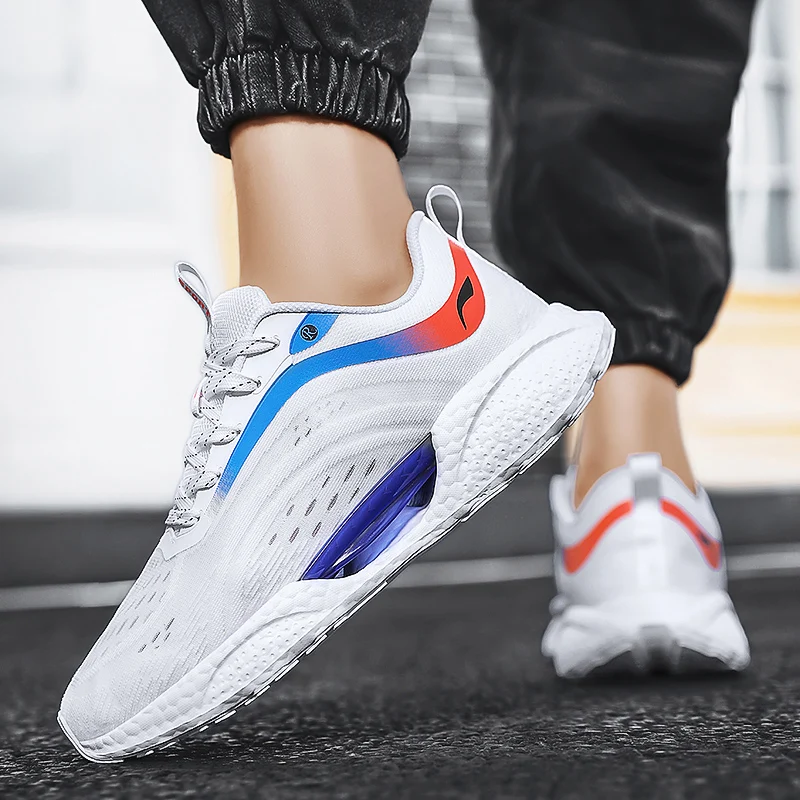 Men's Breathable Comfortable Casual Sneakers Adult Teenagers Outdoor Running Shoes Walking Shoes School Sports Shoes 39-46