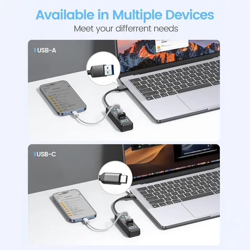 

USB-Концентратор ORICO с 4 портами USB 3,0, 5 Гбит/с