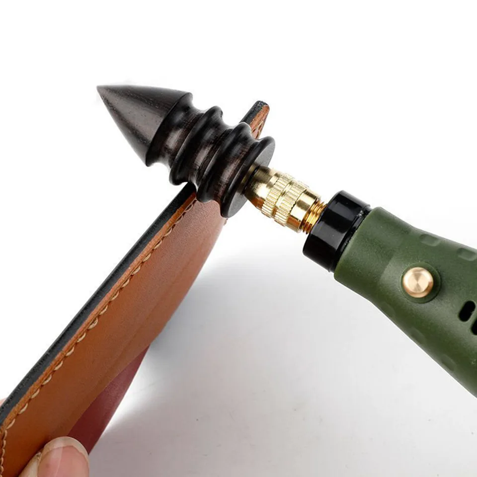 8-размерный кожаный край электрическая полировка сандалового дерева кожа