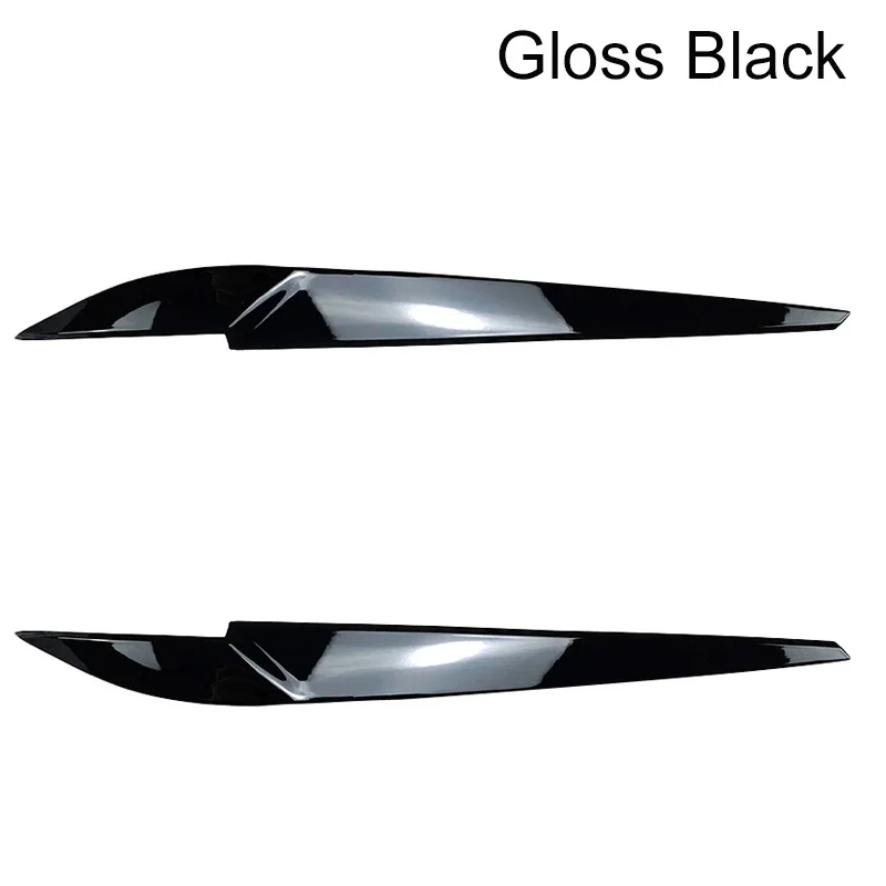 

Глянцевая карбоновая передняя фара, наклейки для бровей и век, наклейка для украшения фары, наклейка 2014-2018 для BMW X5 X6 F15 F16