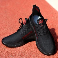 2022 new mens shoes flying woven breathable non slip sports shoes fashion men casual shoes student running sneakers for men