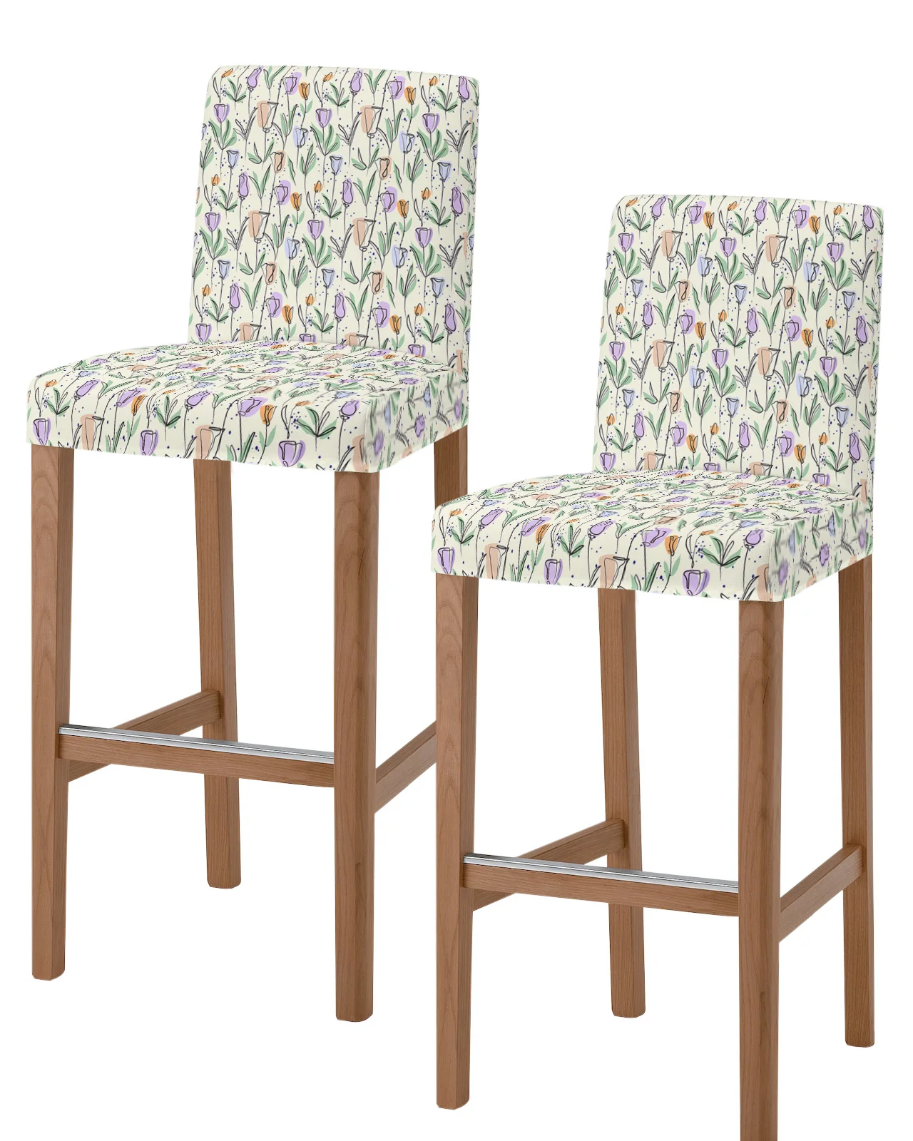 Covers For Kitchen Elastic Bar Stool Slipcover Dining Room S