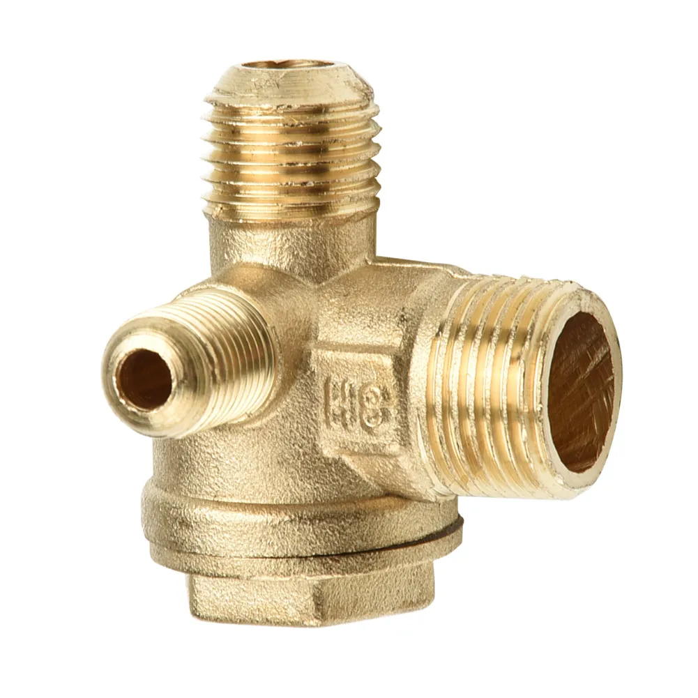 

Air Pump Check Valve Cut-off Brass Thread connections Air Compressor Accessories Tool Easy installation Practical