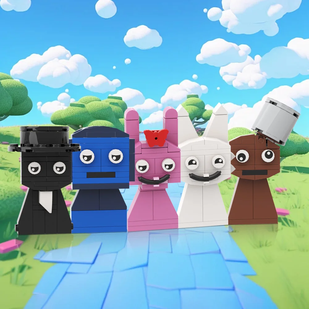 MOC Incredibox Sprunki кукла-эльф строительные блоки музыкальная игра милый тюнер Венда