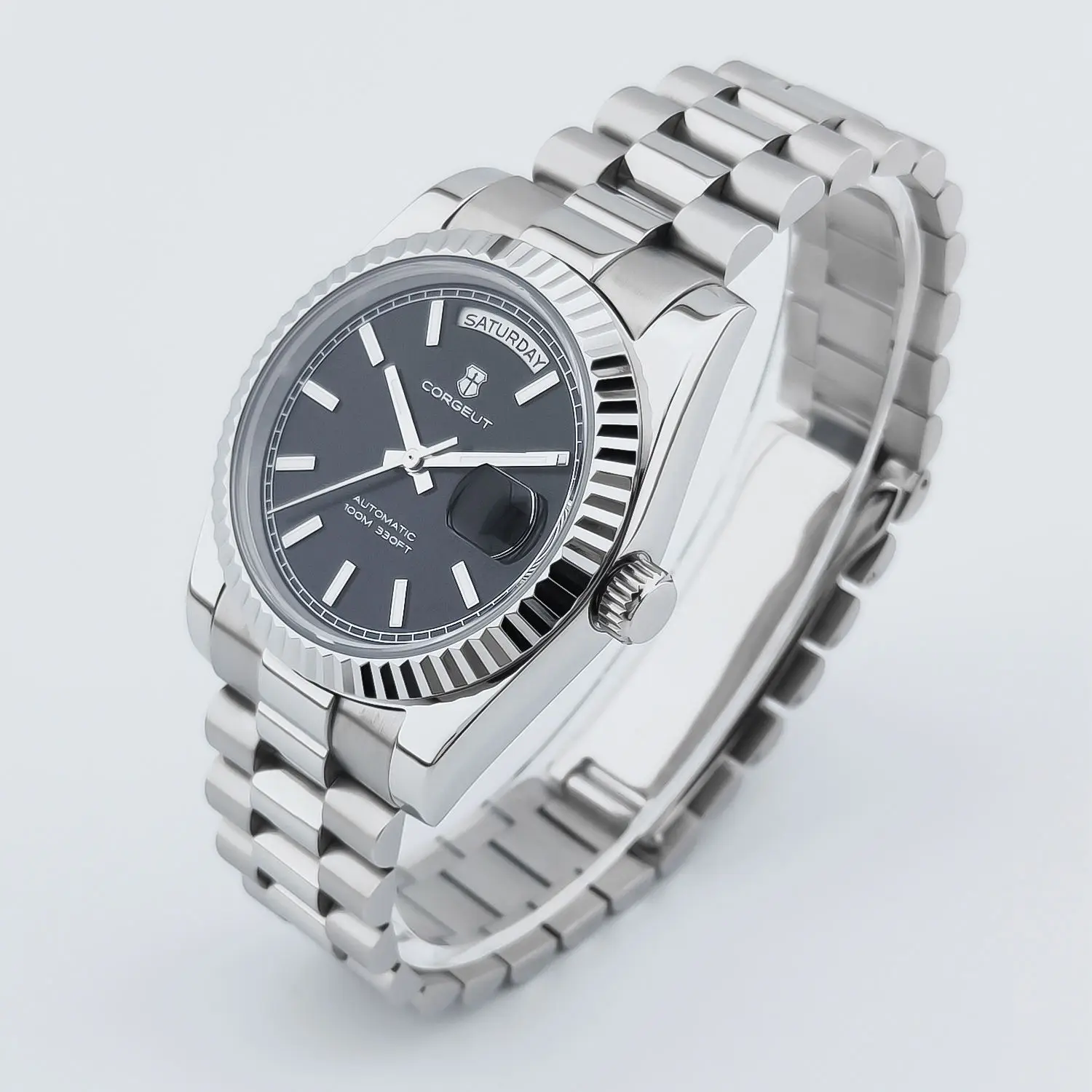 Часы мужские механические Автоматические 36 мм с календарем