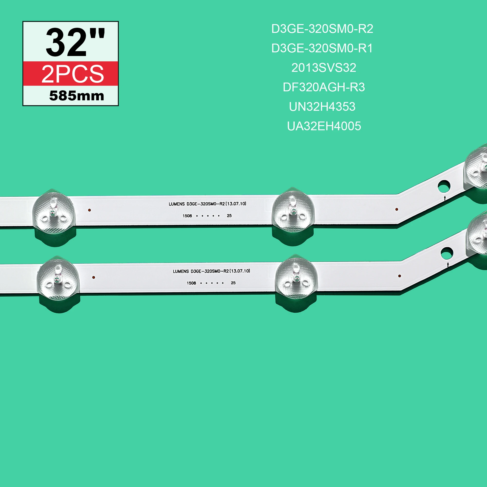 Новинка 100% г. светодиодная задняя полоса для телевизора Samsung 32 дюйма D3GE-320SM0-R2 2013SVS32