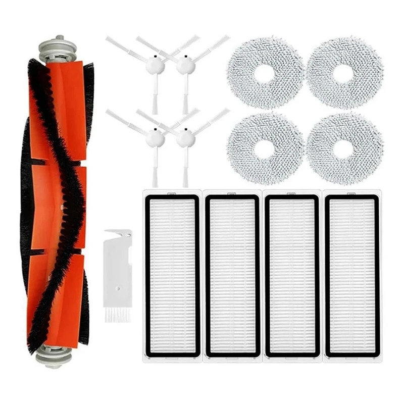 

1Set Replacement Accessories For Xiaomi S10 S10 Pro Robot Vacuum Replacement Main Side Brush Hepa Filter Mop Rag Cloth