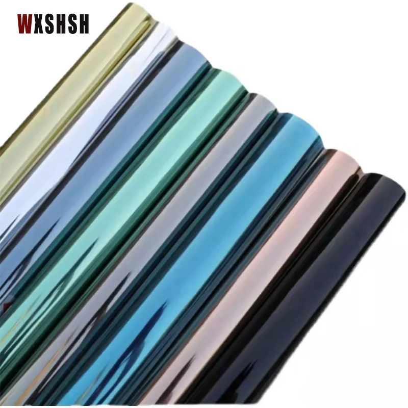 

Thermal Insulation Window Stickers Custom size Anti-Glare UV-Prevention Vinyl Solar Roll Film For Home Building Color 85cmx8m