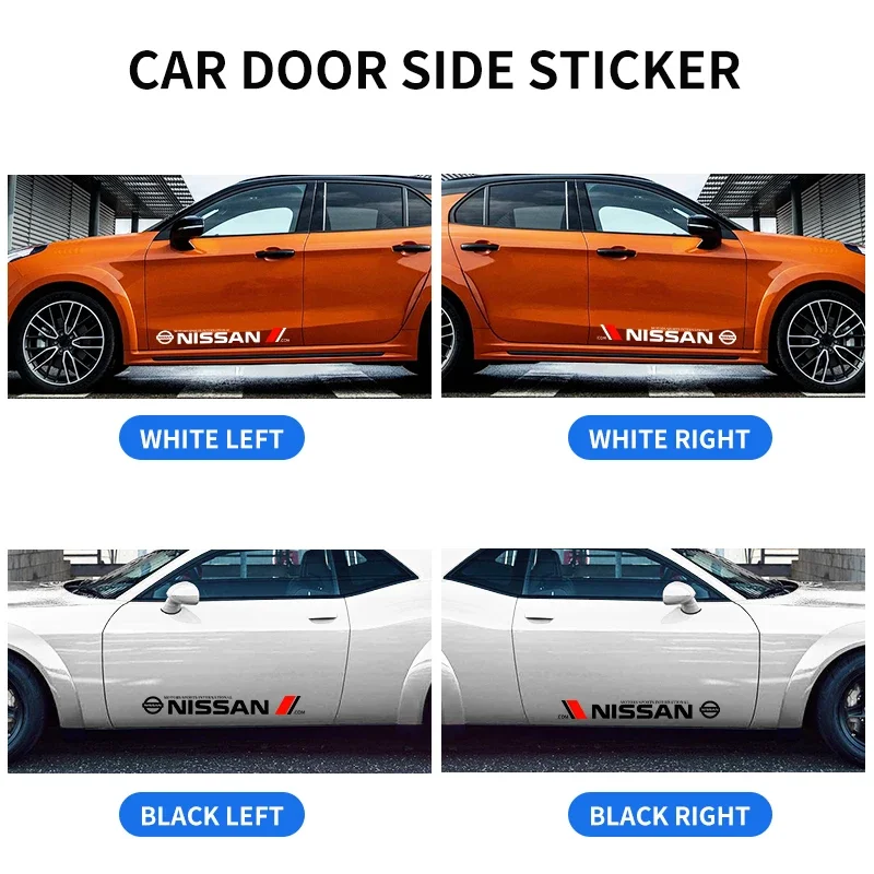 2 шт. водостойкая декоративная наклейка с логотипом кузова и двери для Nissan Nismo X-trail