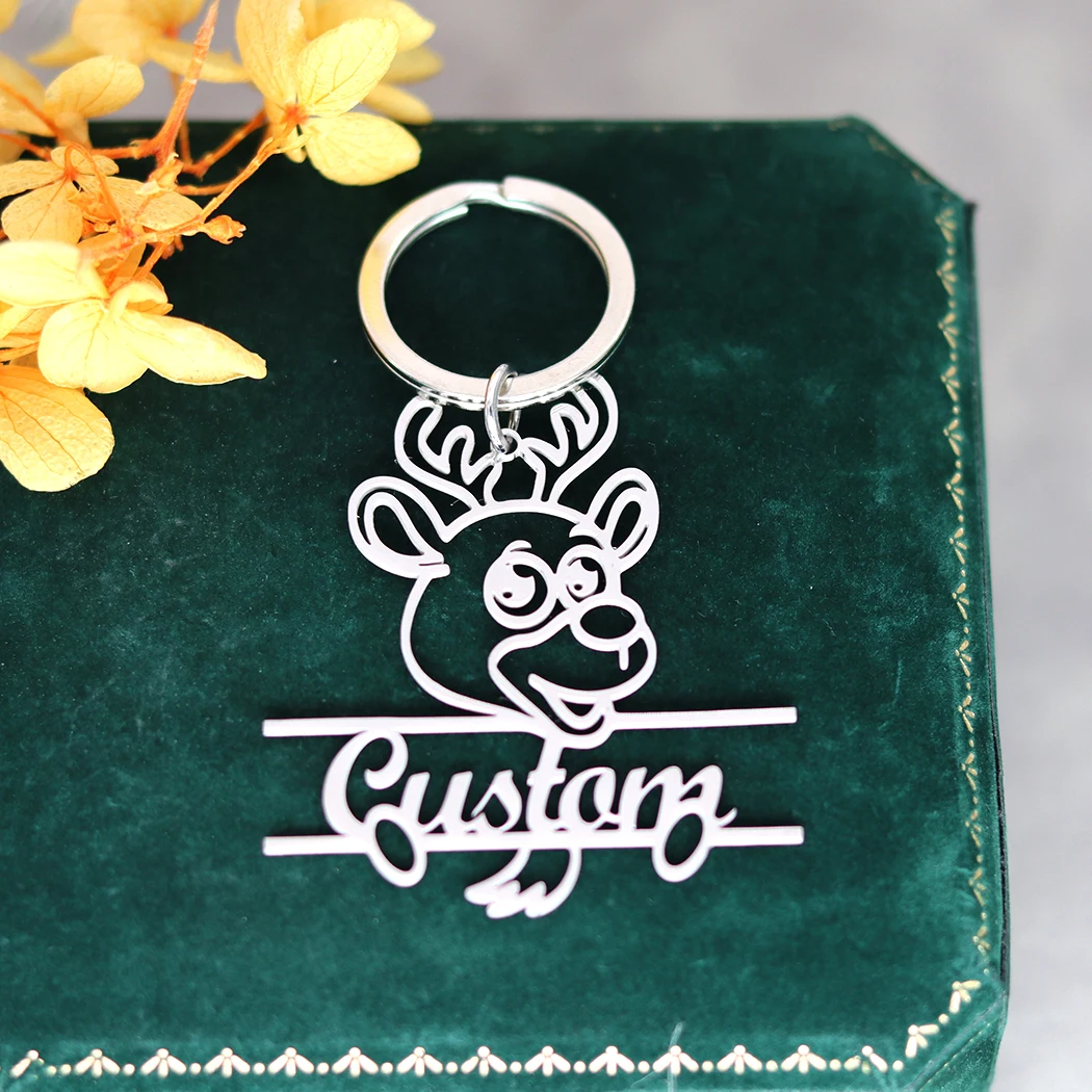 Брелок из нержавеющей стали по индивидуальному заказу очаровательный брелок с