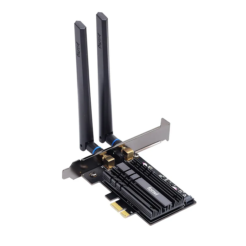 

Dual Band 3000Mbps WiFi6 Intel AX200 PCIe Wireless Wifi Adapter 2.4G/5Ghz 802.11ac/AX Bluetooth AX210NGW 6G Wi-Fi 6E Card For PC