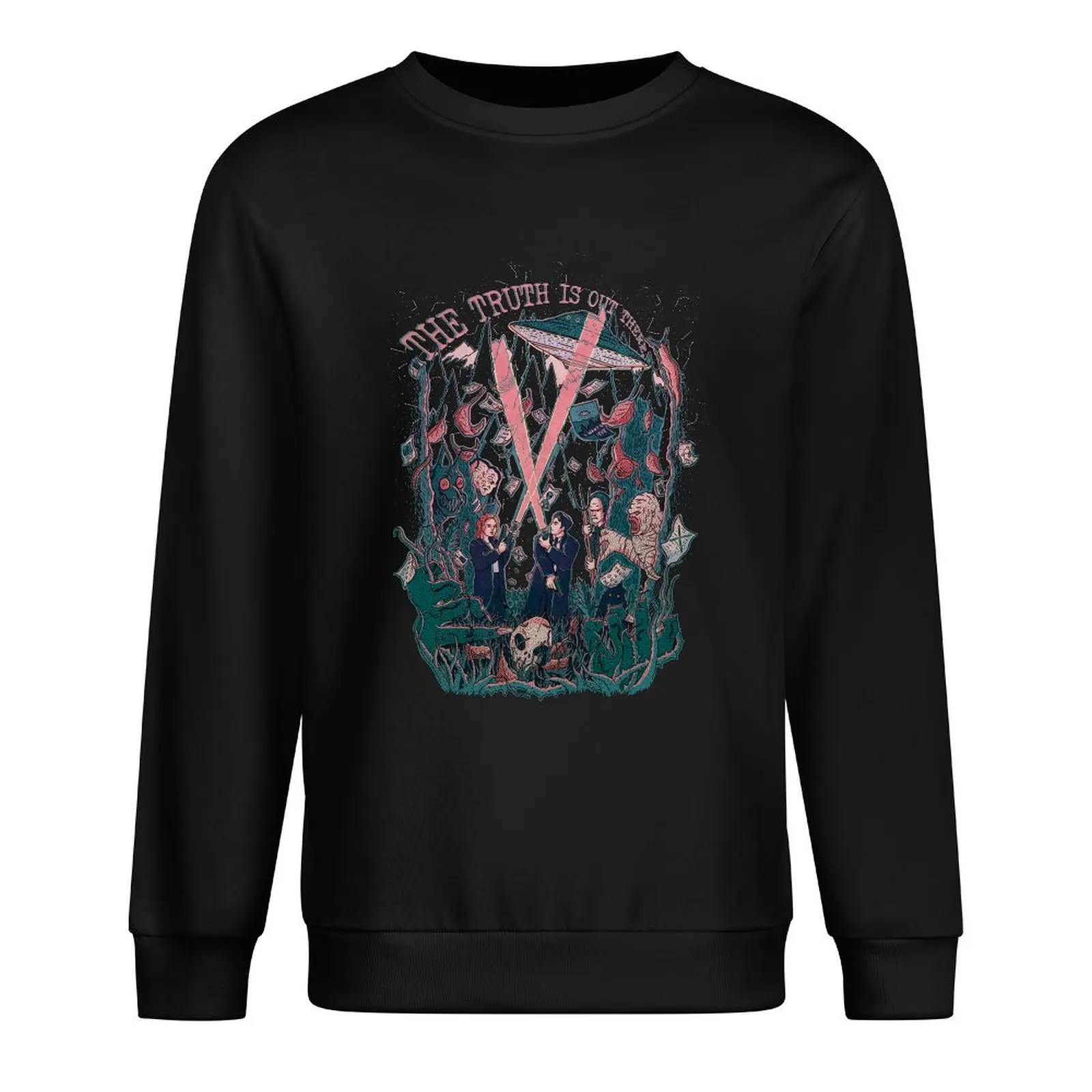 Пуловер с капюшоном Out There Ode to The X Files мужская одежда спортивный костюм в японском