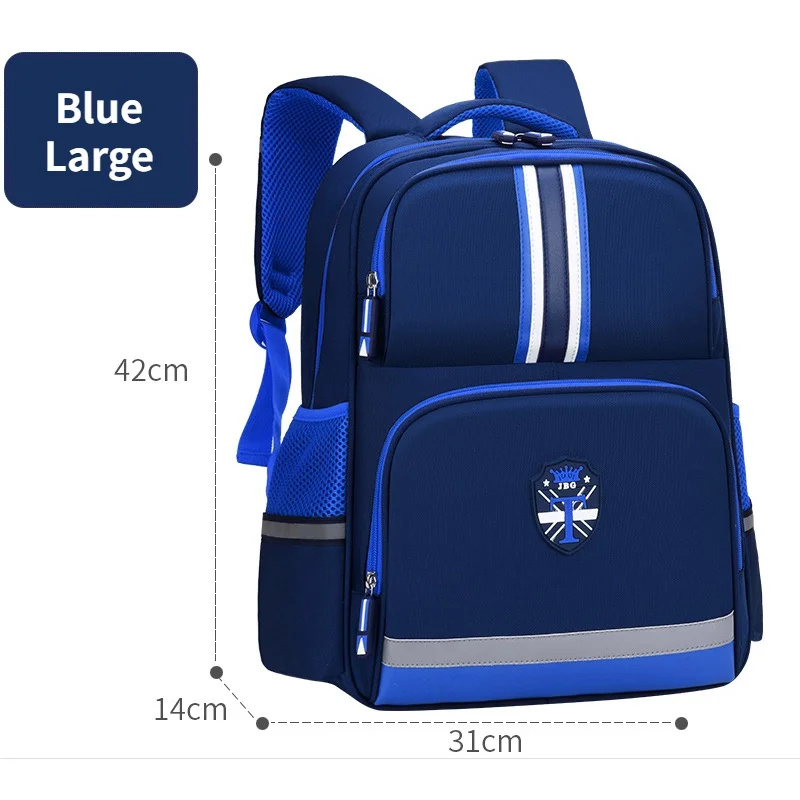 Grade 1-6 Children Students British Style Large Capacity Backpacks New Primary Girl Boy Fashion Waterproof School Tutorial Bags