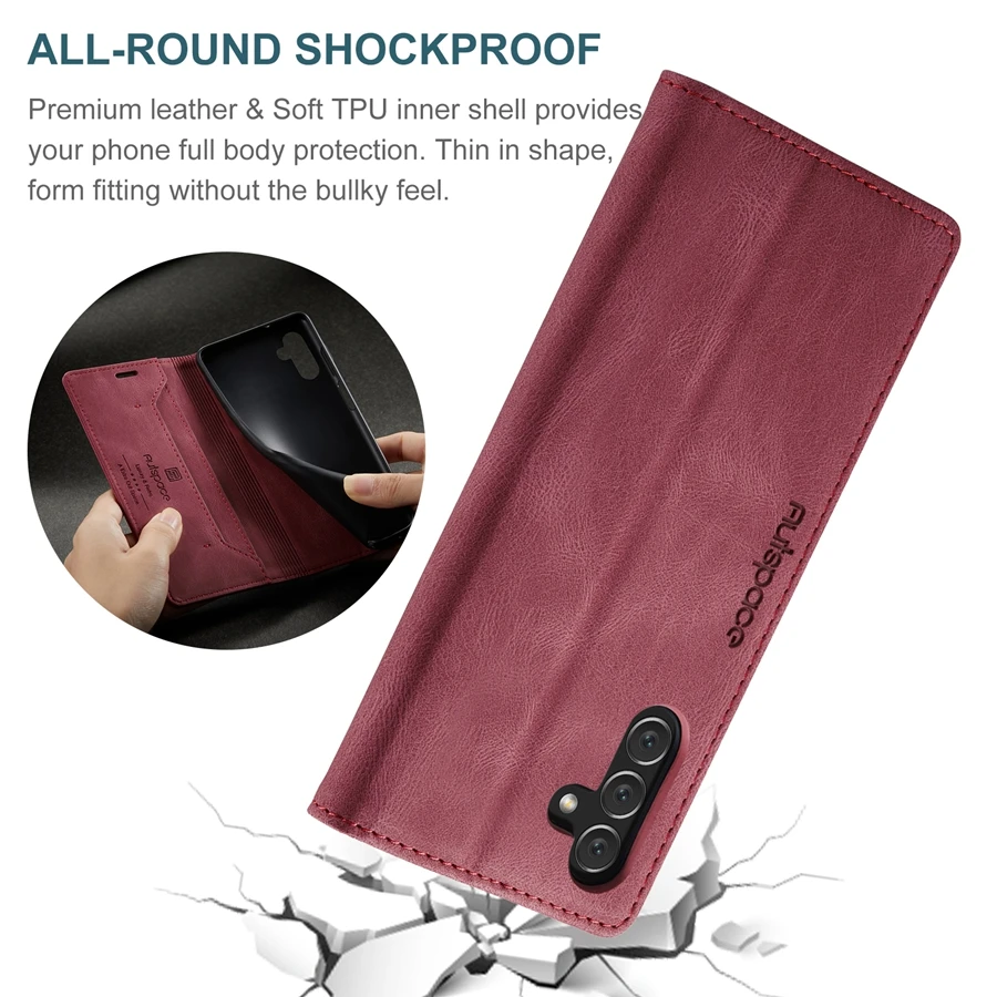 Wallet Skin Friendly Leather Case For Xiaomi Redmi Note 11 11S 11 Pro 10 10S 10 Pro 9S 9 Pro 8 Pro Mi 10T 11 Lite 11T Pro