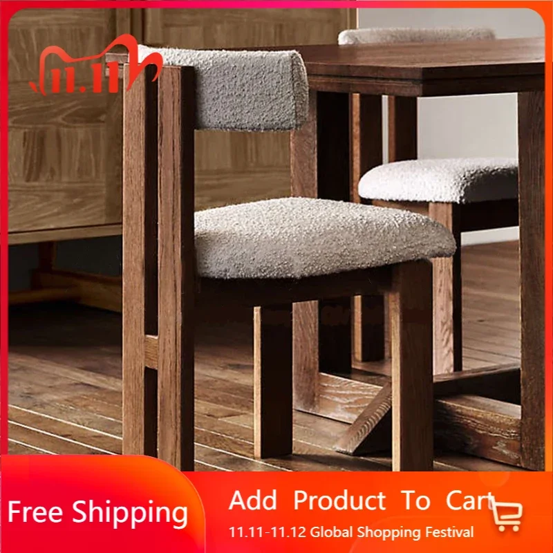 

Modern Minimalist Dining Chairs Ergonomic Design Kitchen Table and Chairs Lounge with Armrest with Armrest Sillas Home Furniture