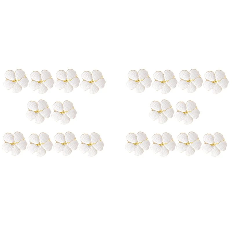 

20Pcs/Lot Wedding Simple Plum Flower Napkin 5 Petals Lucky Flower Napkin Paper Napkin Ring Napkin Paper Ring