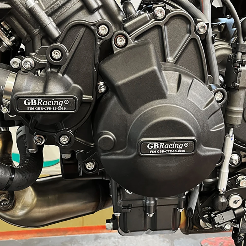 Защитная крышка двигателя мотоцикла для YAMAHA MT09 FZ09 трассировщик и скремблер 2021-2024