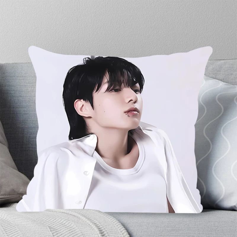 Тематический Квадратный Чехол Для Подушки KPOP Высококачественная Полиэстеровая