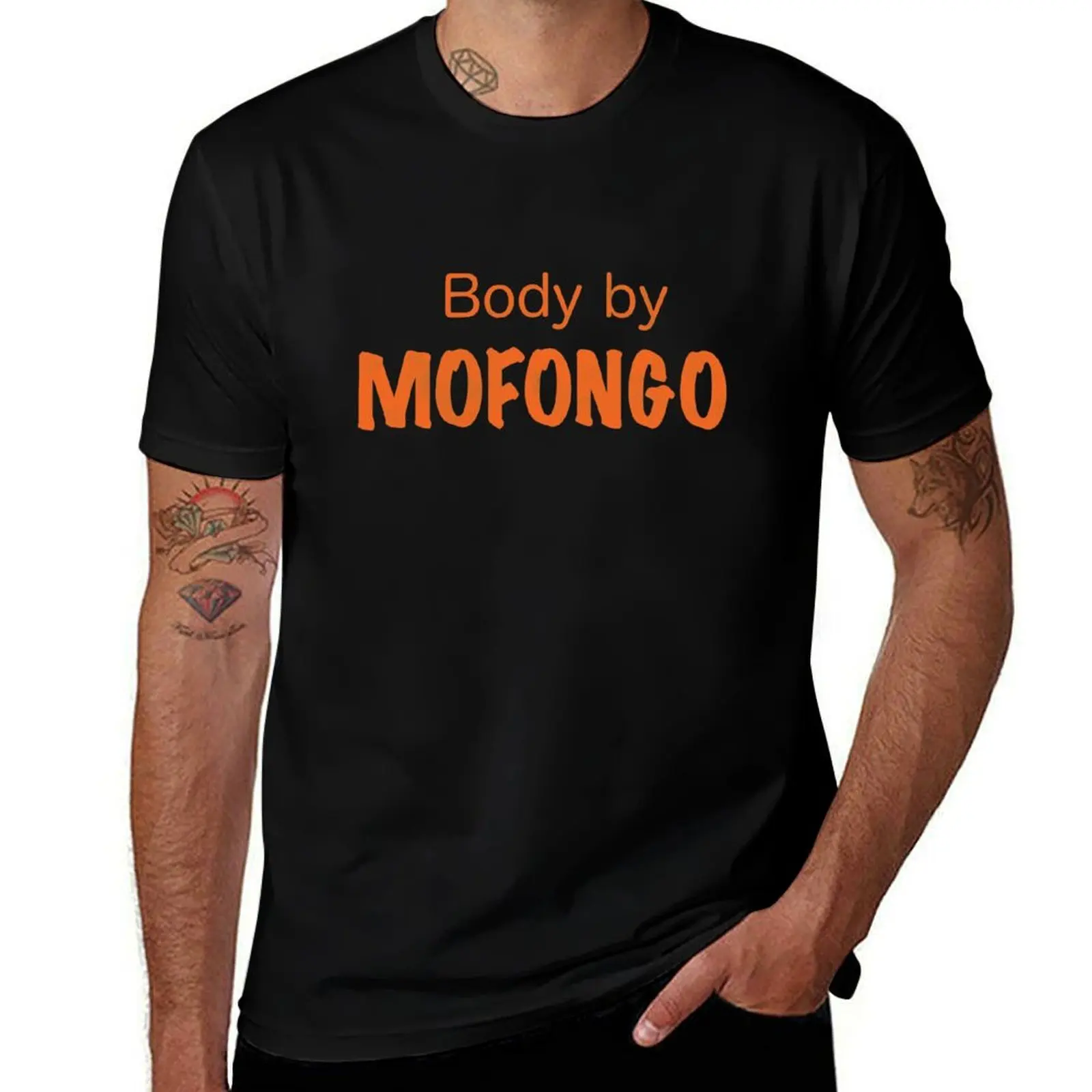 Фото Футболка Body by Mofongo для любителей плантейнов, повседневная легкая футболка с коротким рукавом. №1