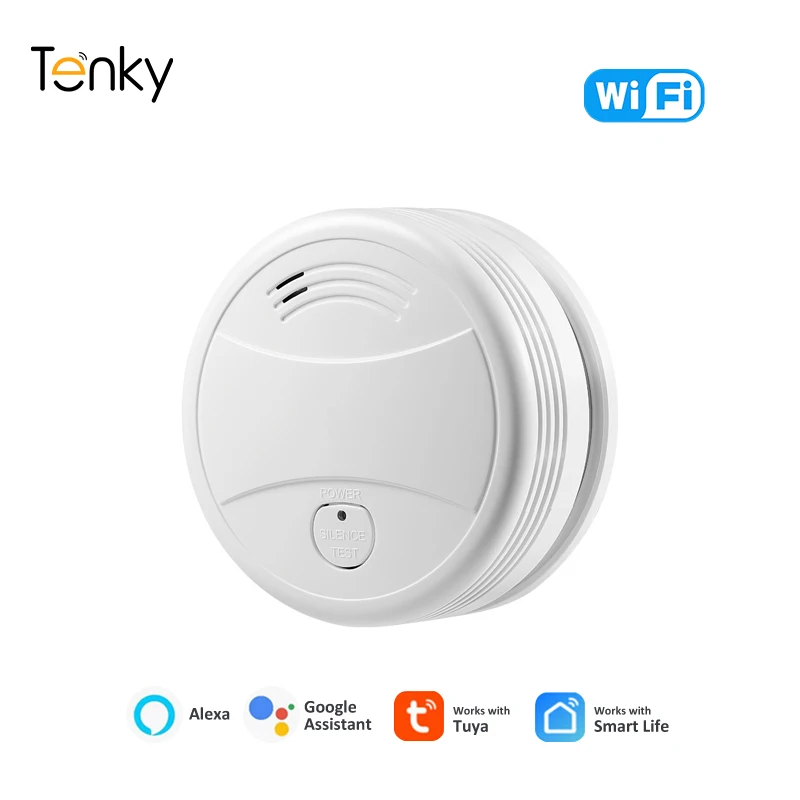 

Смарт-детектор дыма Tuya с Wi-Fi, 1-5 шт., 2022