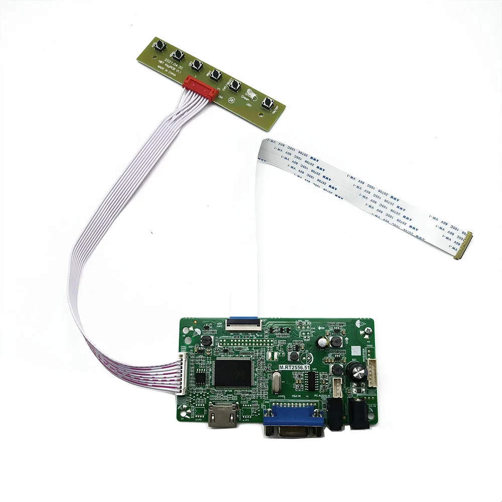 

Lwfczhao Monitor Kit for B156XW04 V.7 V7 B156XW04 V.8 V8 HDMI+VGA LCD LED Screen Controller Board Driver EDP Panel
