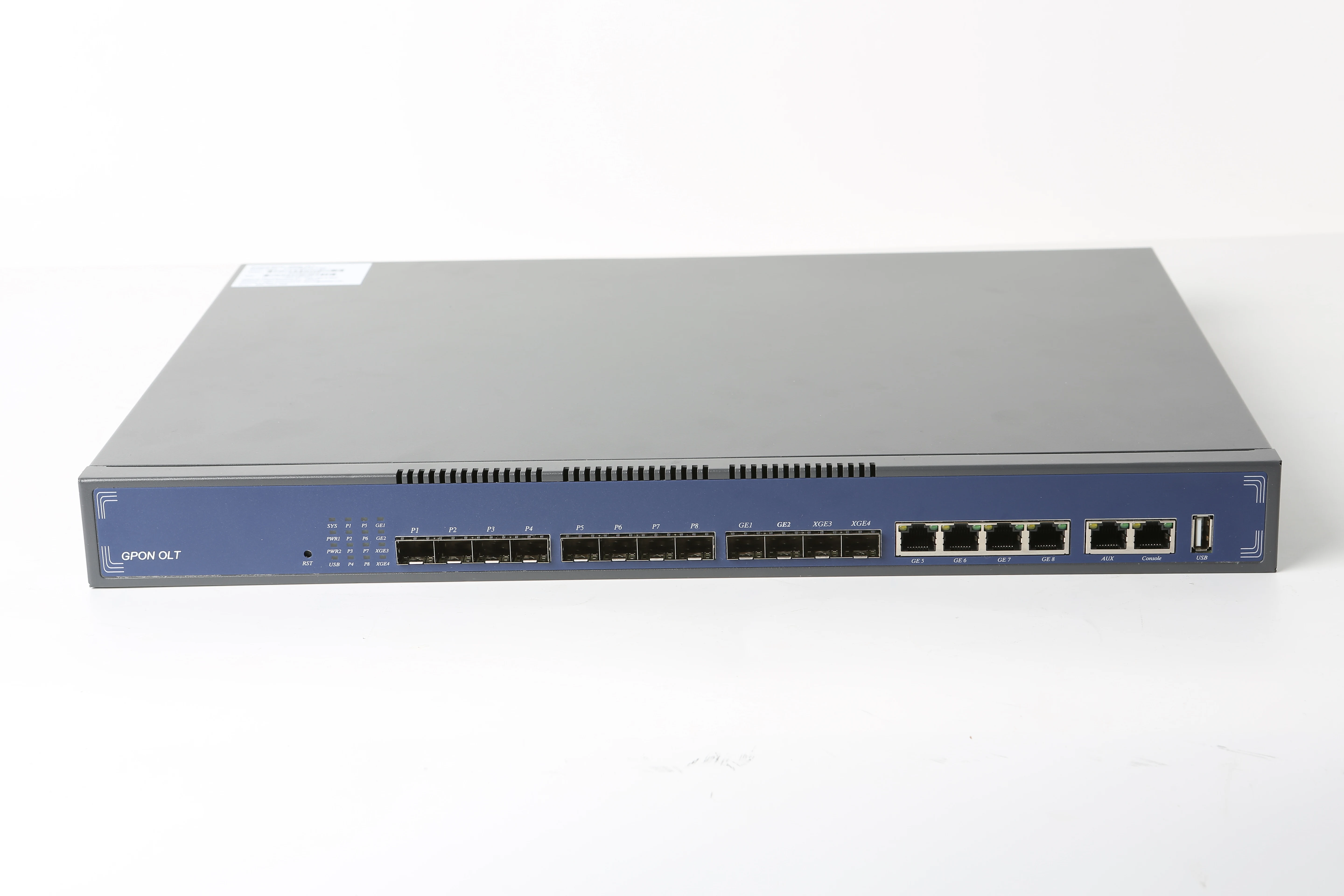 Фото HiOSO 1U GPON OLT 8PON 4PON GPON OLT Волоконно-оптическое оборудование FTTx Solutions 4 порта Mini OLT FTTH Один источник питания HA7308G-L №3