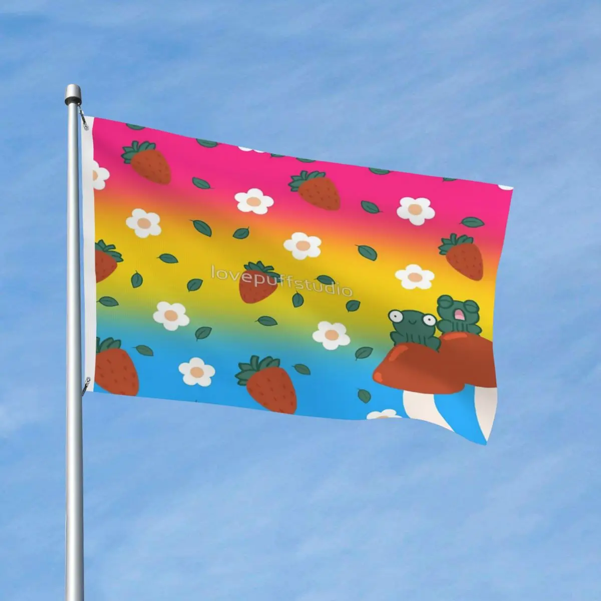 

Современный фонарь Sunrise Cottagecore для улицы, газон, яркие цвета, полиэстер, Цветочный, яркий, разные стили