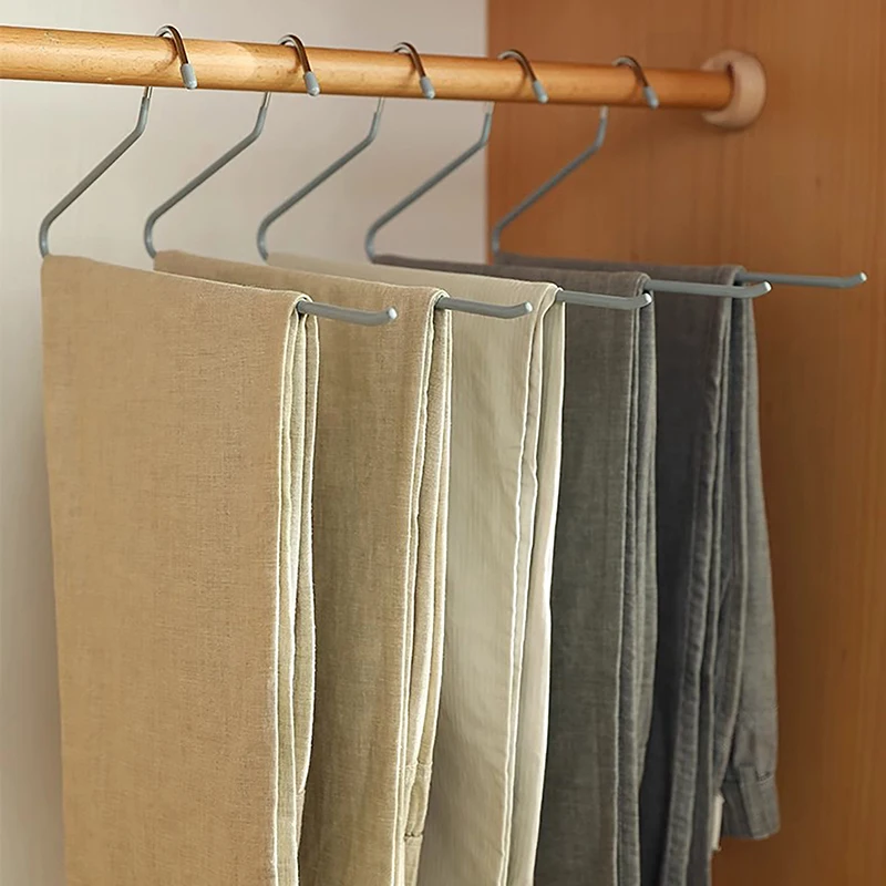 Вешалка для брюк из нержавеющей стали нескользящая вешалка домашняя не