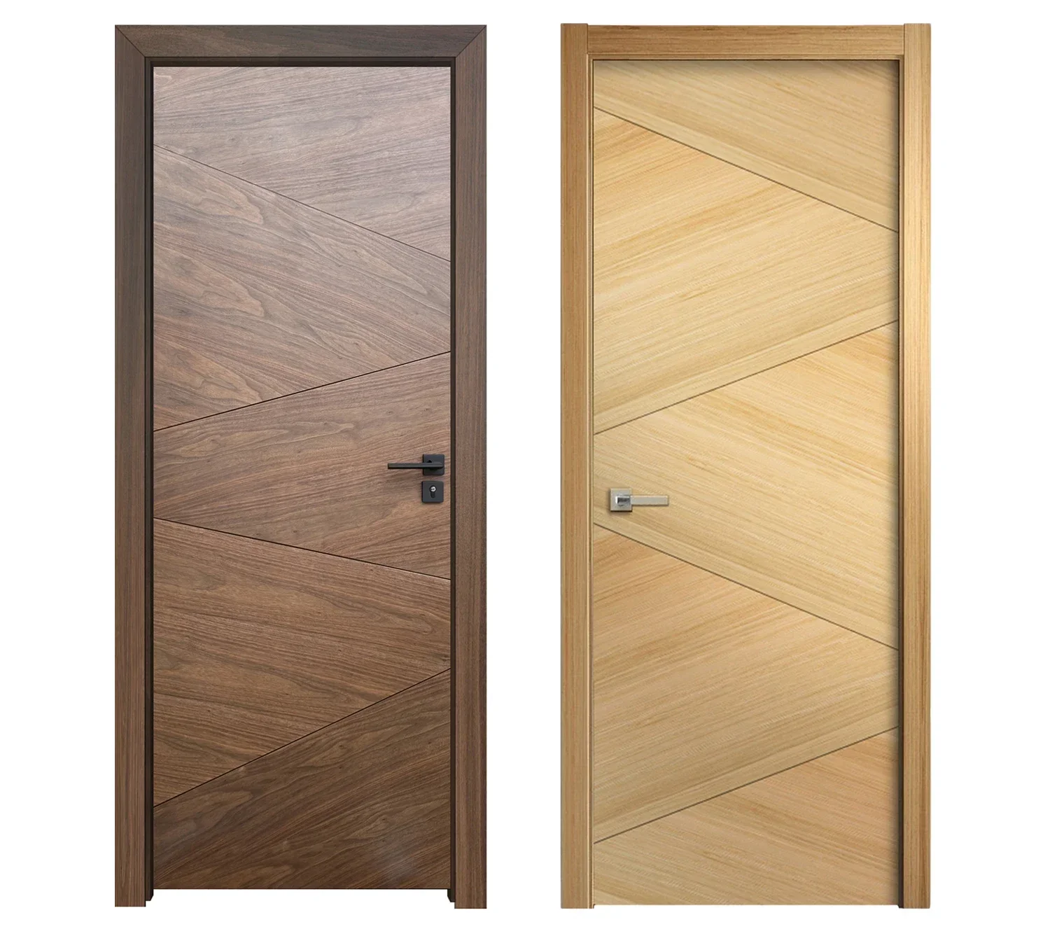 Prettywood Prehung водонепроницаемая деревянная панель заподлицо для жилых помещений