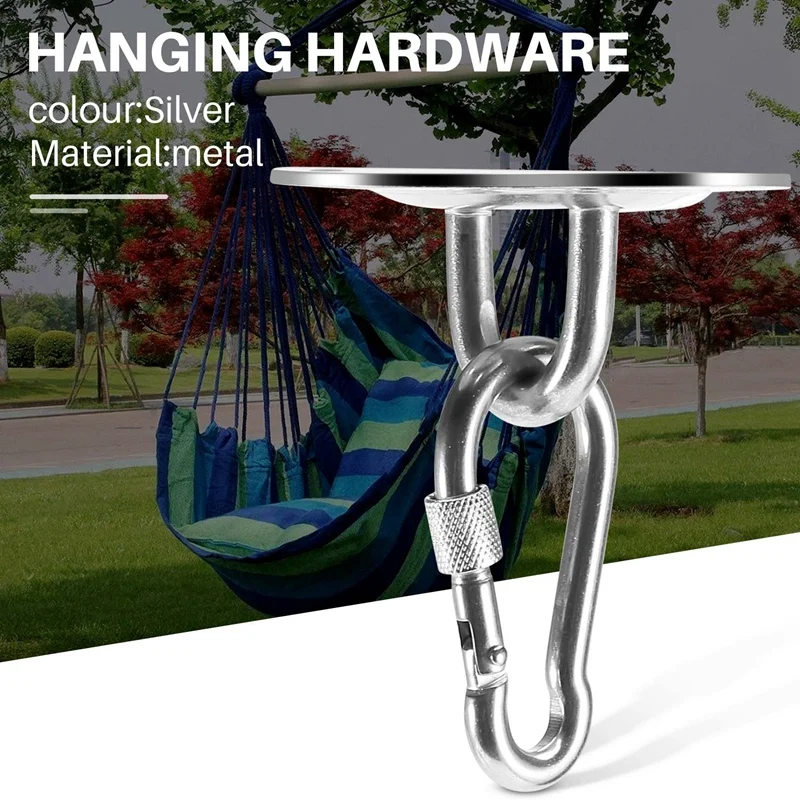 Поворотный подвесной крюк для подвешивания стула, потолочный, акционный, до 360°, выдерживающий нагрузку до 400 кг, для гамака, тренажера-подвески, боксерской груши, йога.