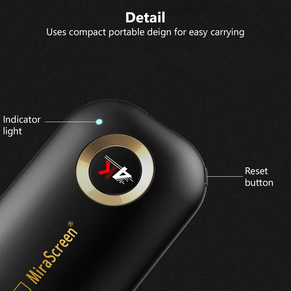 Экран Mira G9 Plus 2 4G 5G 4K беспроводной HDMI-совместимый ключ TV Stick Miracast Airplay приемник Wifi