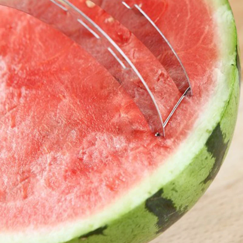 Нож для нарезки арбуза кухонные гаджеты нержавеющая сталь мускусная дыня