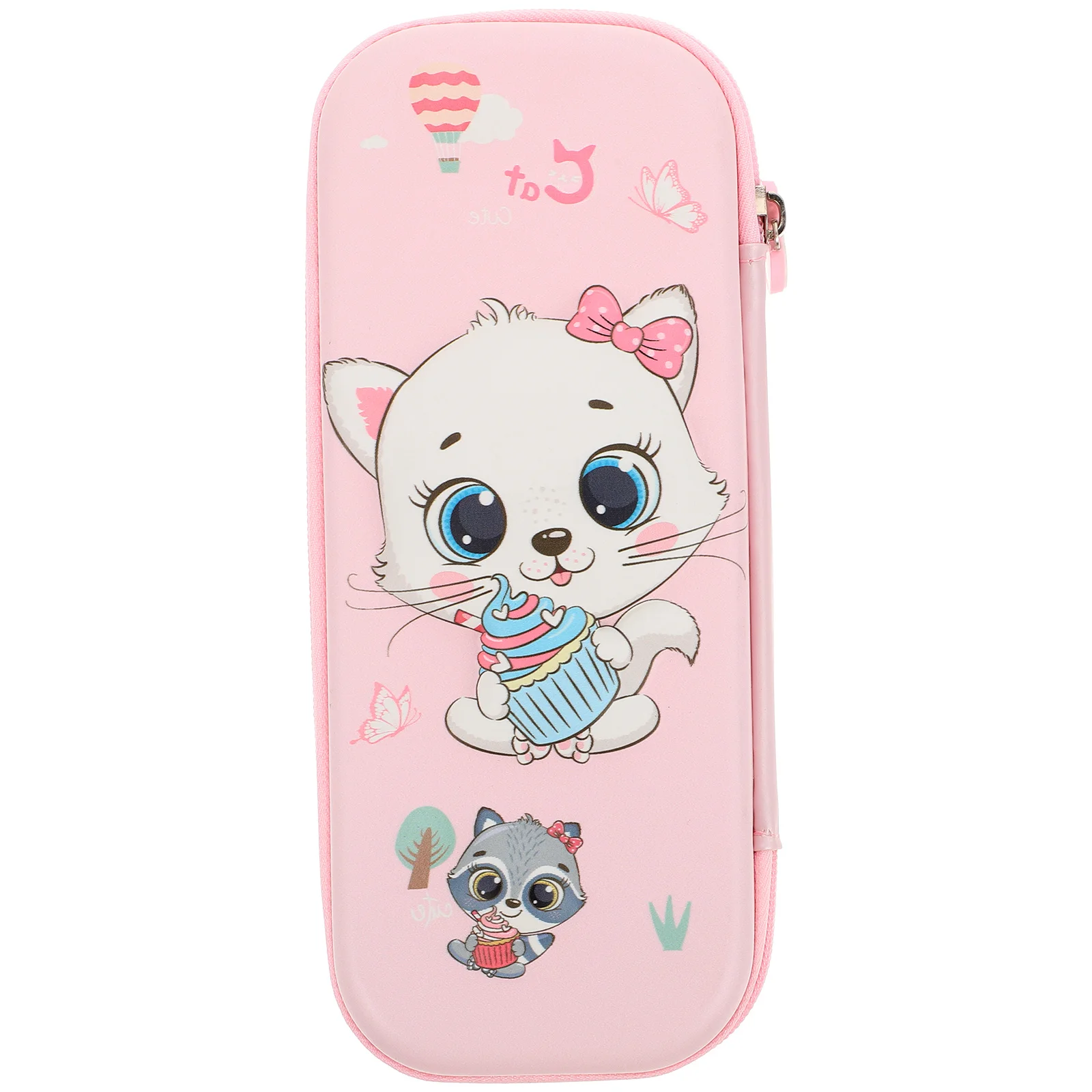

Pen Case Kids Pouch Storage Stationery Cartoon Capacity Girls Students Zipper Cute Large Makeup Lovely Toddler Paintbrush