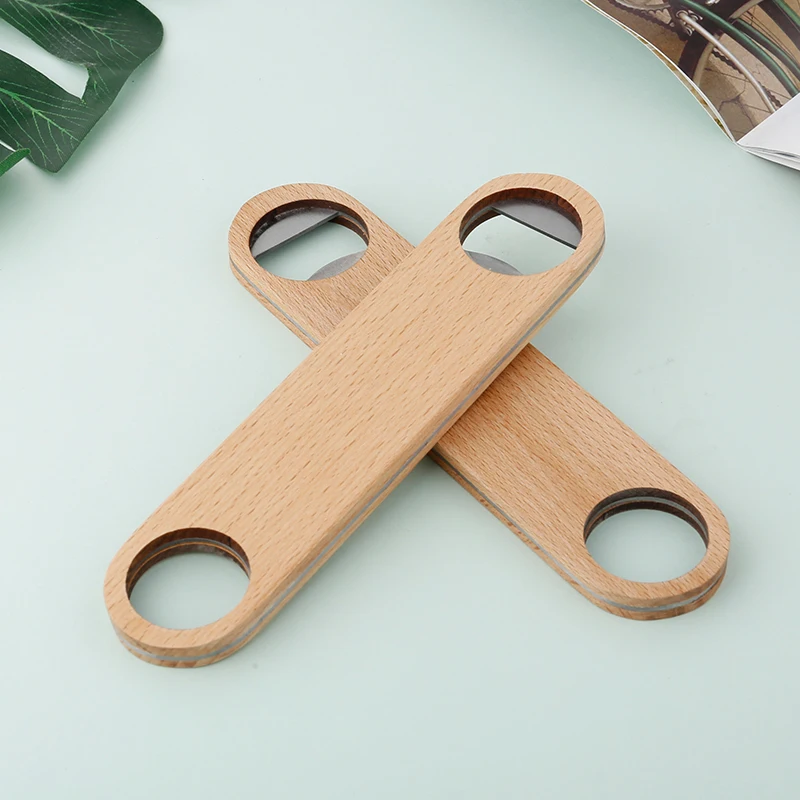 Профессиональная открывалка для пивных бутылок деревянная скоростная крышек