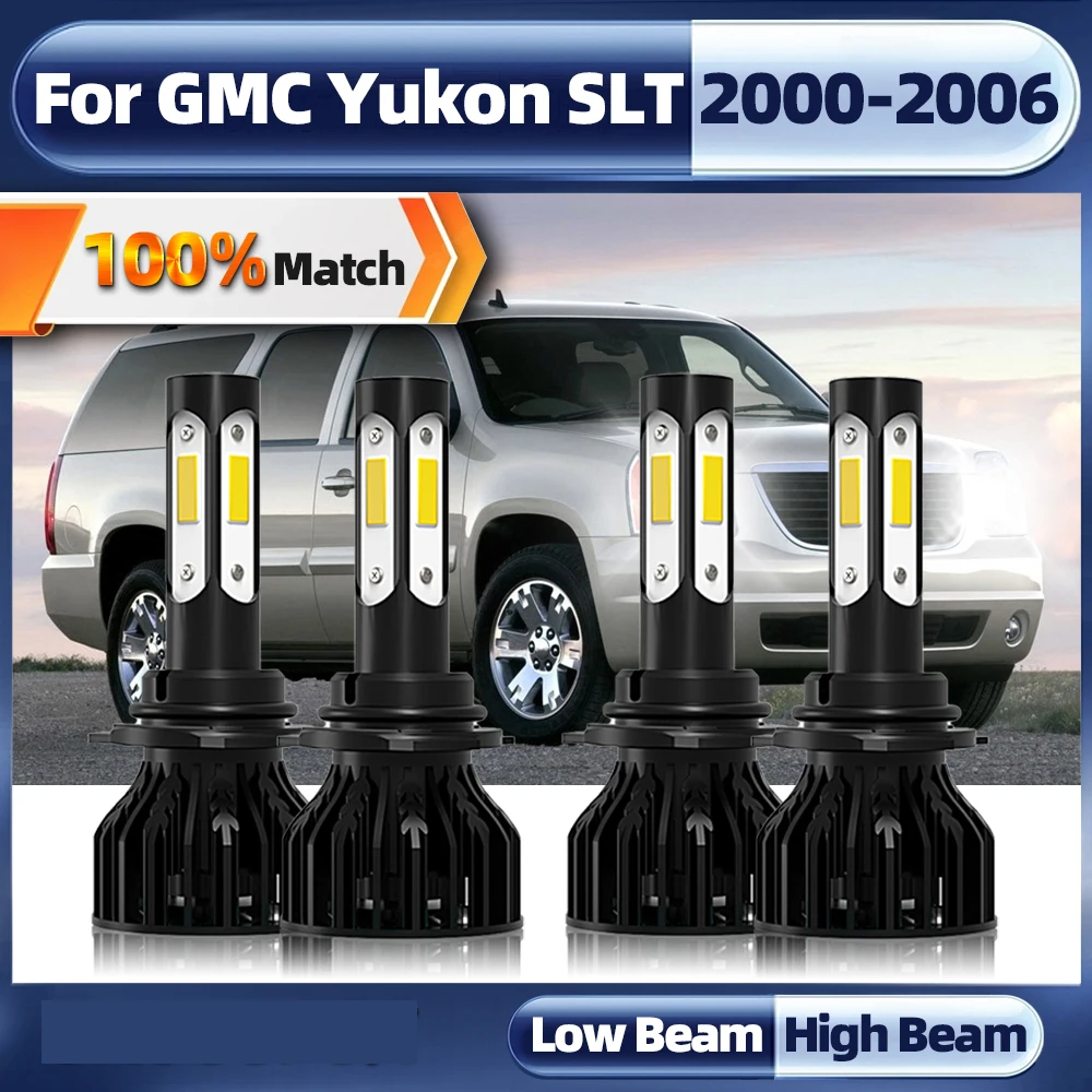 

9005 HB3 9006 HB4 лампы для автомобильных фар 240 Вт 6000 лм турболампа 12 в 2000 K для GMC Yukon SLT 2001 2002 2003 2004 2005 2006